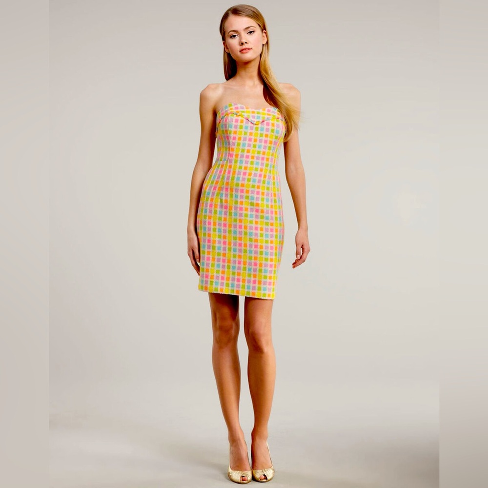 Lilly Pulitzer Bibi Boucle Give Me Wings Strapless Dress Size 6 NWT